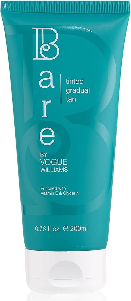 Bare by Vogue Tinted Gradual Tan Moisturiser - Hydrating, Streak-Free Tanning Lotion - Enriched w... | Amazon (UK)
