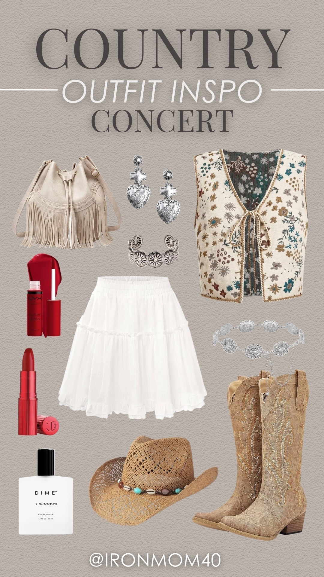 Perfect fit for a country concert or event! Super comfy and stylish!

#LTKootd #LTKOver40 #LTKMidsize