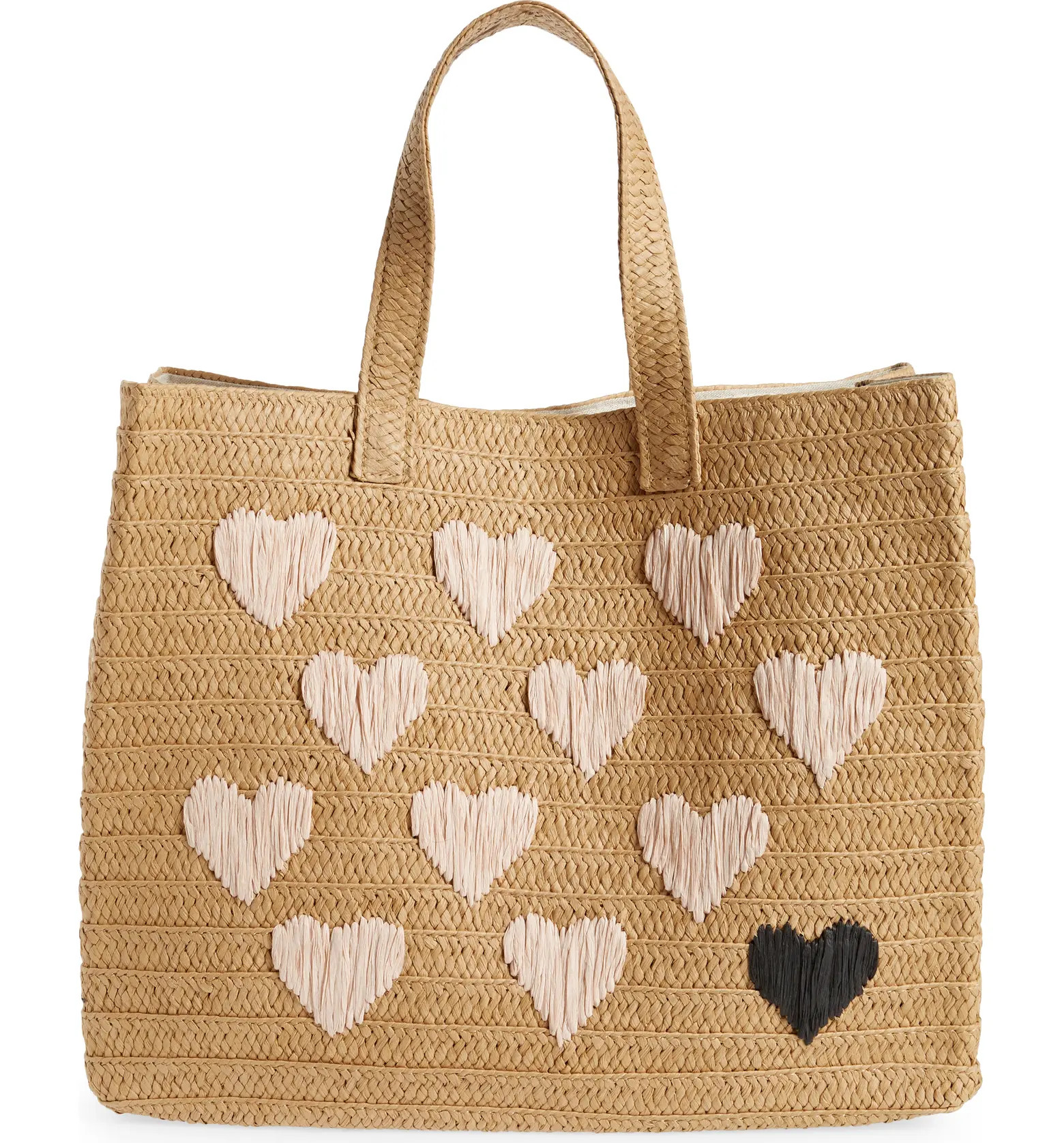 btb Los Angeles Be Mine Straw Tote | Nordstrom | Nordstrom