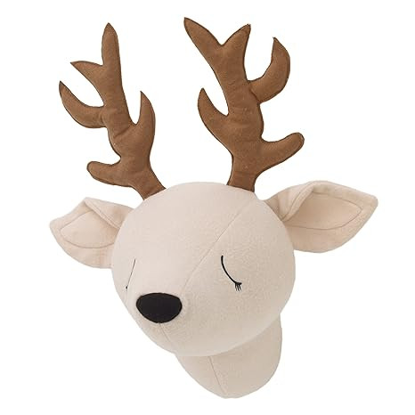 Little Love by NoJo – 3-D Deer Stuffed Wall Hanging Decor, Fauxidermy - Nursery, Bedroom or Pla... | Amazon (US)