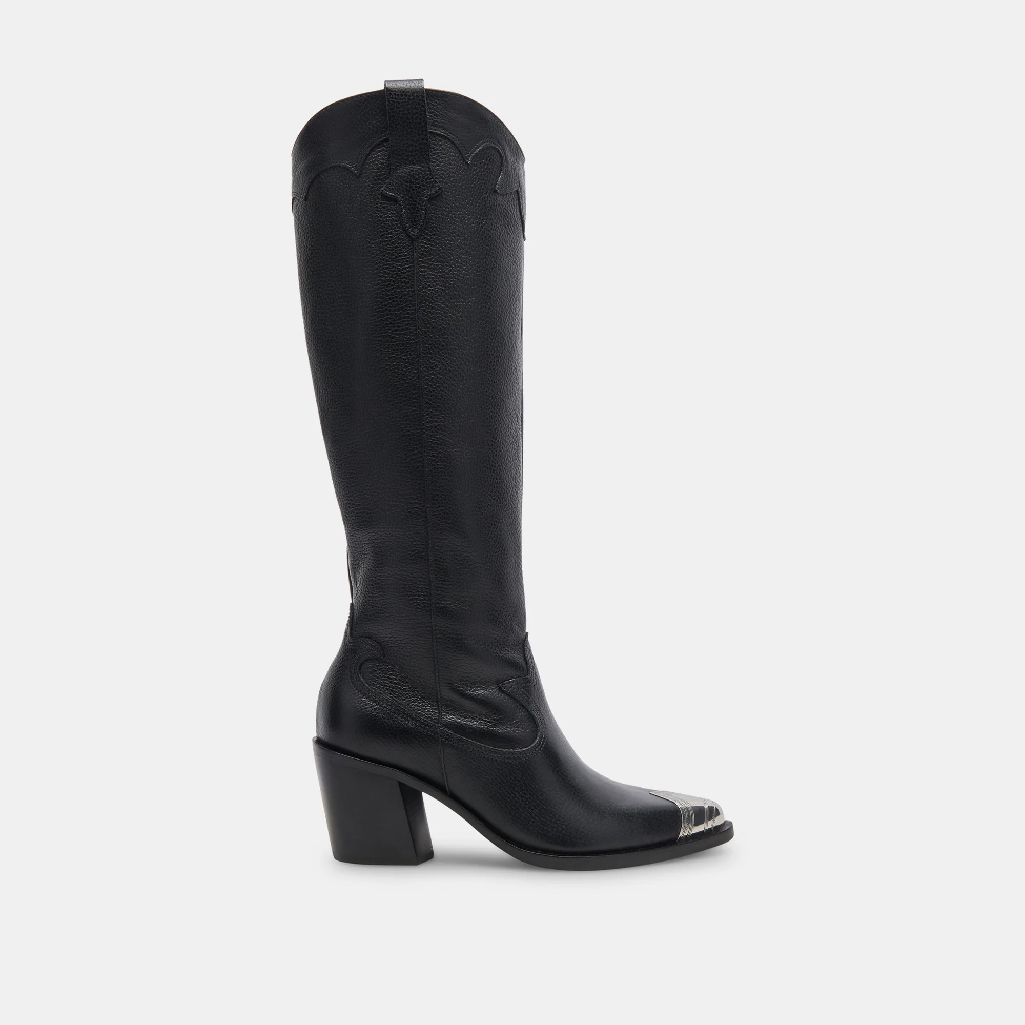 KAMRYN BOOTS BLACK LEATHER | DolceVita.com