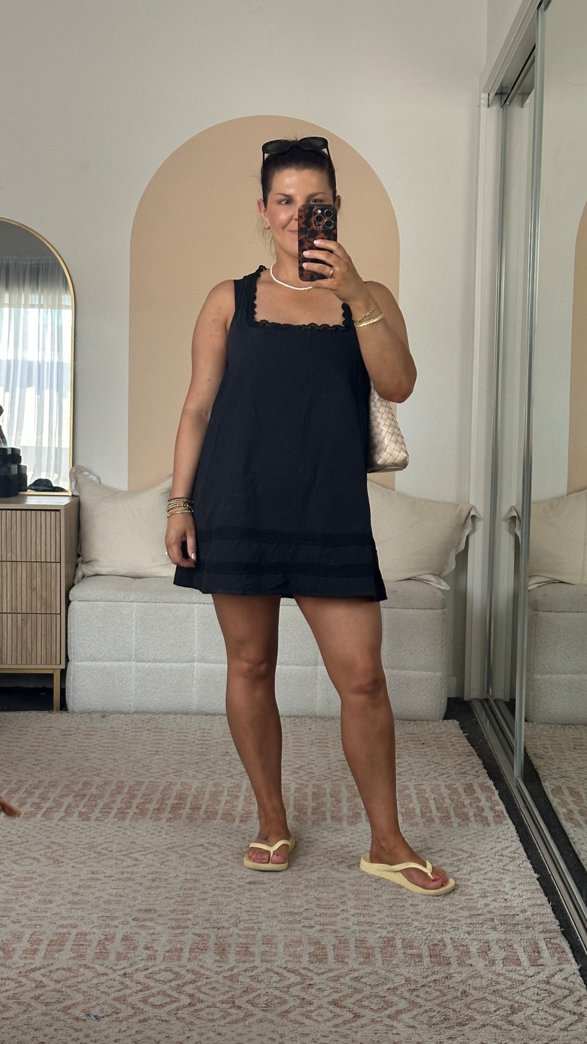 The perfect little black dress for a hot day. Wearing a size 8.



#LTKaustralia #LTKstyletip #LTKsummer