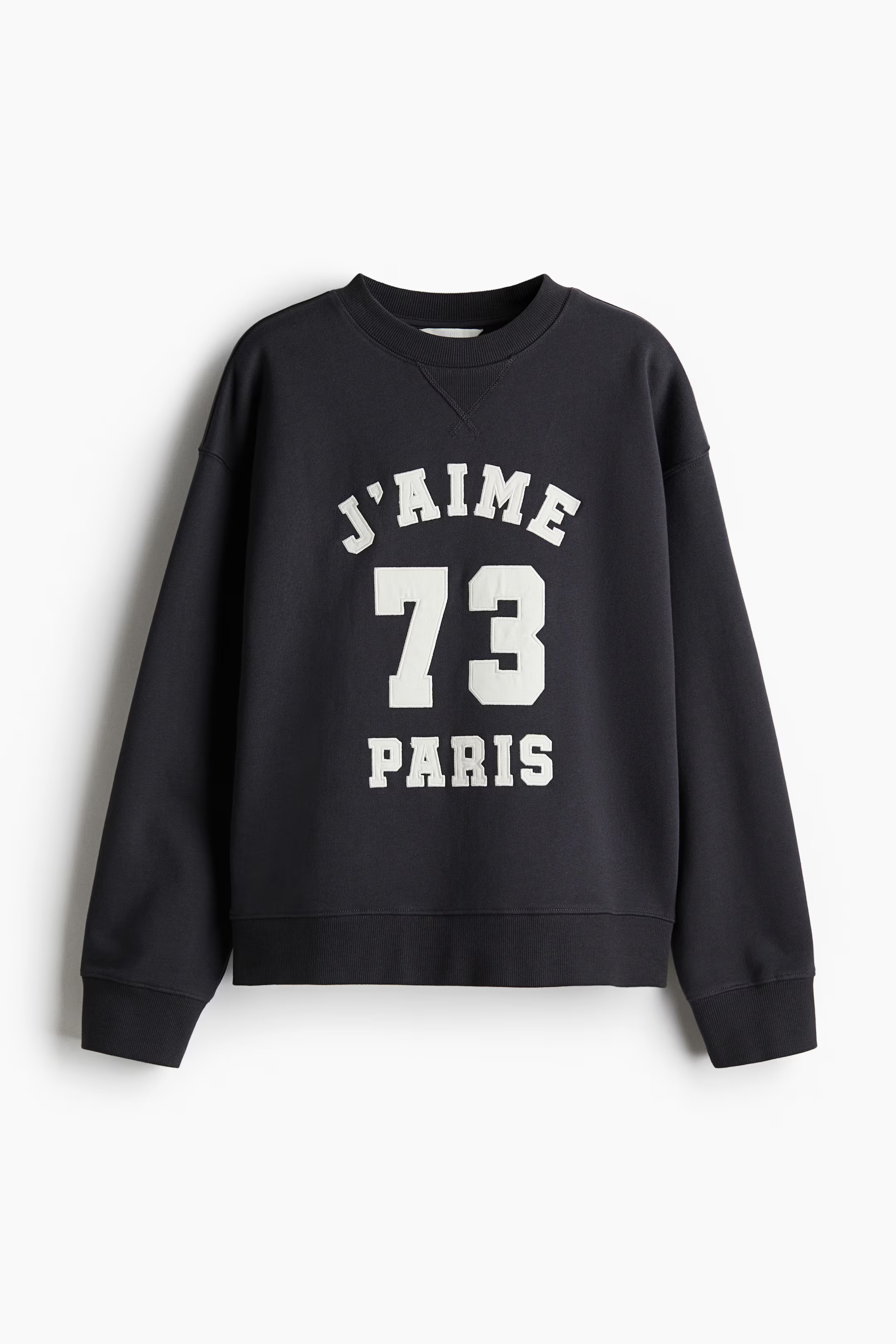 Sweatshirt with Text Motif | H&M (US + CA)