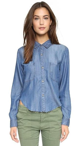 Carter Denim Cutoff Buttondown | Shopbop