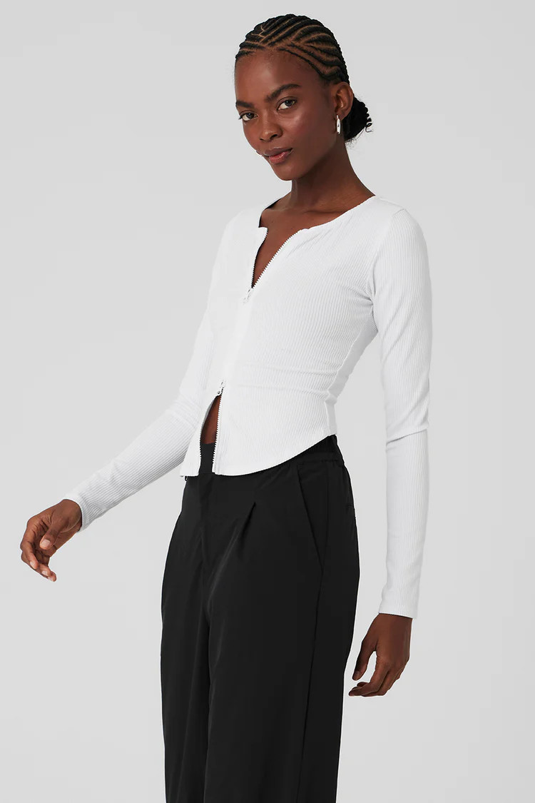 Ribbed Stardust Jacket | Alo Yoga (US)