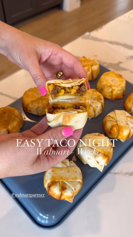 My family went crazy over these easy muffin tin tacos! Recipe below! I was able to pull them off last second using my Walmart+ membership free delivery ($35 order min. Restrictions apply.) #walmartpartner #walmartplus

Walmart+ Week is June 17-23! Make sure to sign up for the membership to be able to take advantage of the supercharged savings from members for that week only! You get one free Express Delivery delivered in two hours or less, up to 20% @Walmart Cash when you book your next trip with Walmart+ Travel, $.20 off per gallon at participating gas stations, and so much more!

Limited time only. Terms & restrictions apply. 

#LTKHome #LTKStyleTip #LTKSeasonal