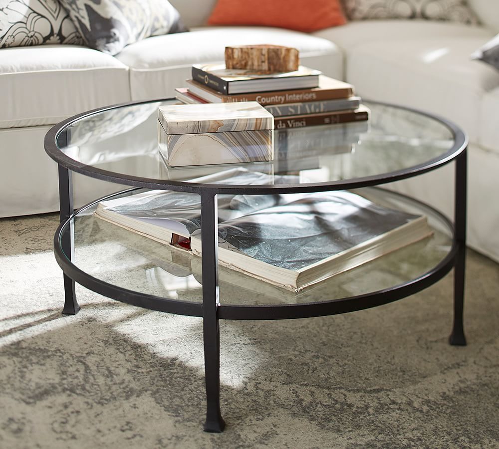 Tanner 36" Round Coffee Table | Pottery Barn (US)