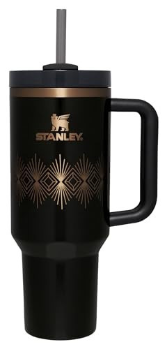 Stanley Quencher H2.O FlowState™ Tumbler 40 oz Black Gloss Deco | Amazon (US)