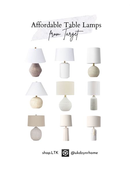 Affordable Table Lamps from Target

#Table Lamps
#Target

#LTKunder100 #LTKFind #LTKhome