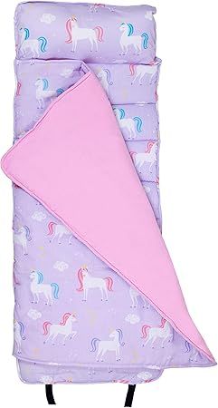 Wildkin Original Nap Mat with Pillow for Toddler Boys and Girls, Measures 50 x 20 x 1.5 Inches, I... | Amazon (US)