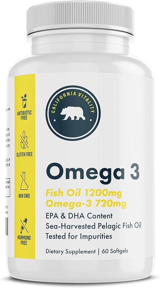 Fish Oil Omega-3 Supplements, Omega-3, EPA, DHA, Lemon Flavor - Made in The USA, Vegan, Non-GMO, ... | Amazon (US)