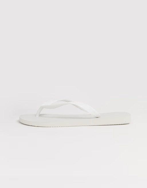 Havaianas Top flip flops in white | ASOS (Global)