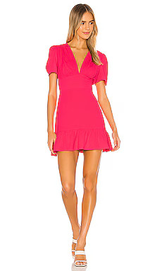 Amanda Uprichard Rosen Dress in Begonia from Revolve.com | Revolve Clothing (Global)