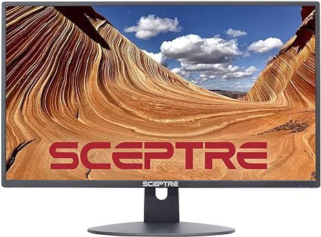 Sceptre 24" Professional Thin 75Hz 1080p LED Monitor 2x HDMI VGA Build-in Speakers, Machine Black... | Amazon (US)