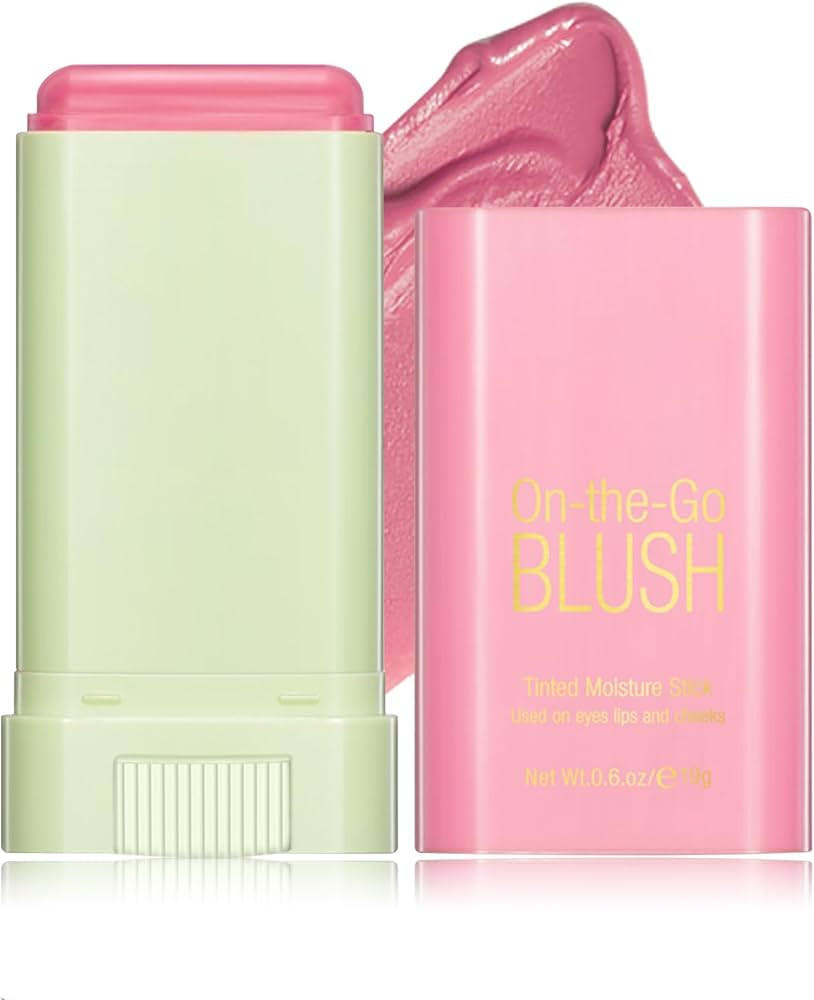 Cream Blush Stick for Cheeks Blush Makeup Stick Solid On the Go Blush Stick Soft Blush Face Stick... | Amazon (CA)