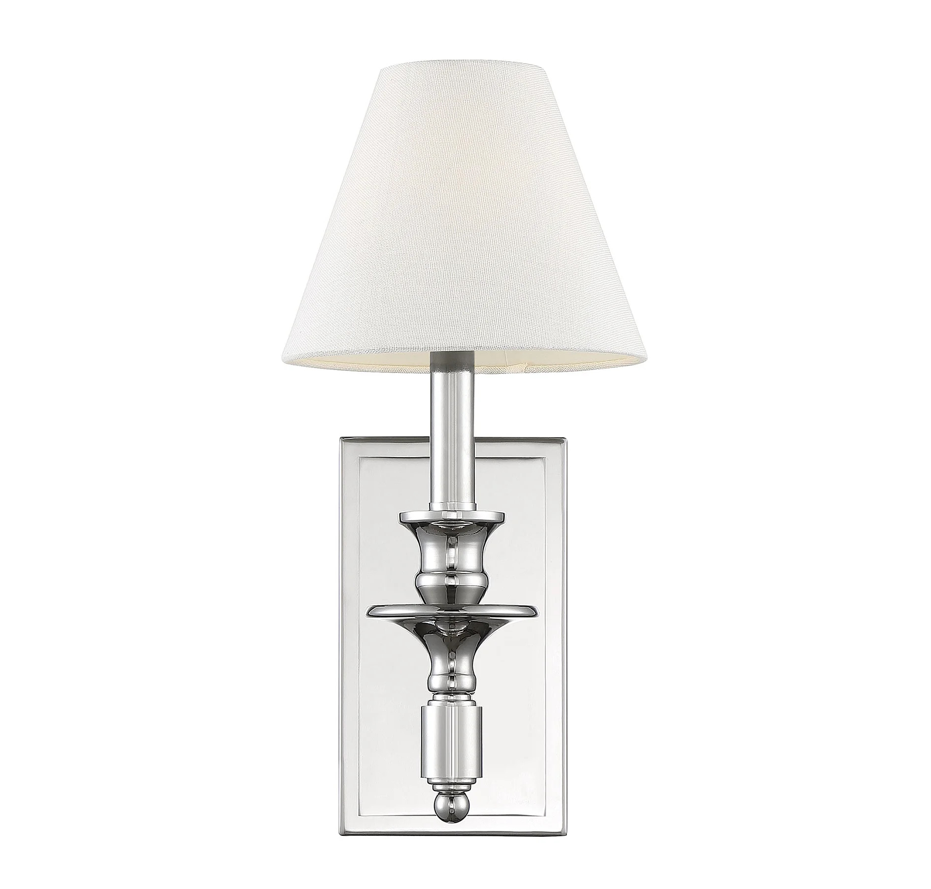 Washburn 1-Light Wall Sconce in Polished Nickel | Walmart (US)