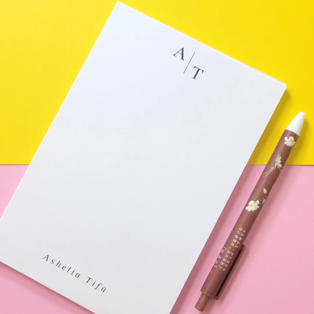 MINIMALIST MEMOPAD NOTEPAD Personalized Memopad Gift for Her Gift for Him Souvenir Party Giveaway... | Etsy (US)