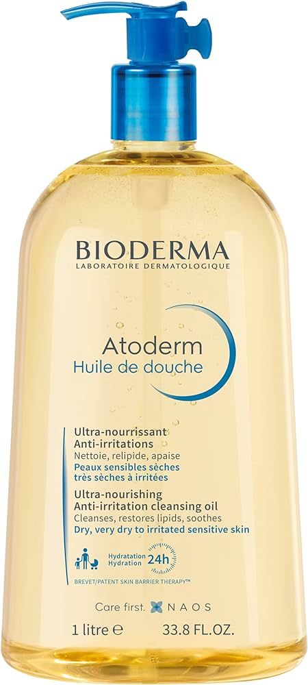 Bioderma Atoderm Cleansing-Oil Face-and-Body-Cleansing-Oil Soothes-Discomfort Cleansing-Oil-for-Very | Amazon (CA)