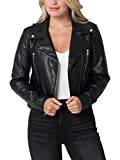 Rock & Republic Women's Faux Leather Jacket, Black, Small | Amazon (US)