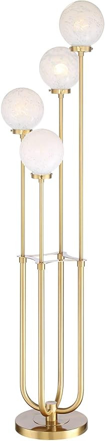 Mid Century Modern Glam Style Lamp Floor Standing Tree 4-Light LED Dimmable 68.5" Tall Warm Gold ... | Amazon (US)