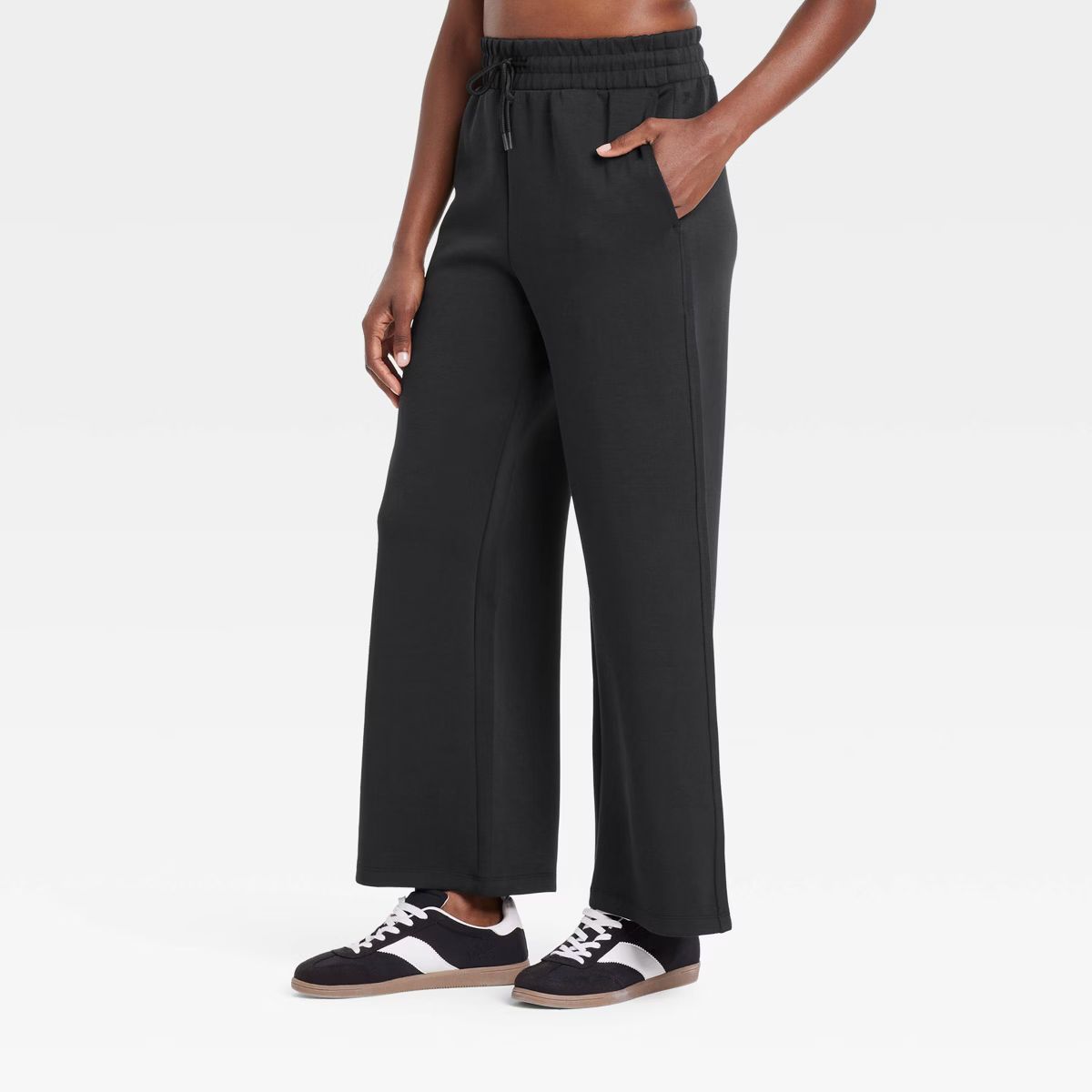 Women's Airy Sleek High-Rise Wide Leg Sweatpants - All In Motion™ | Target