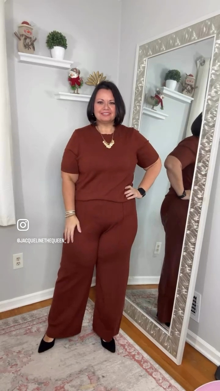 I love a super cute two piece set that looks stylish and chic! The material is super soft and stretchy knit. Great for casual and for go all out. 
@walmart has the cutest looks that are budget friendly! 
I’m wearing a size XL

#LTKMidsize #LTKWorkwear #LTKSpringSale