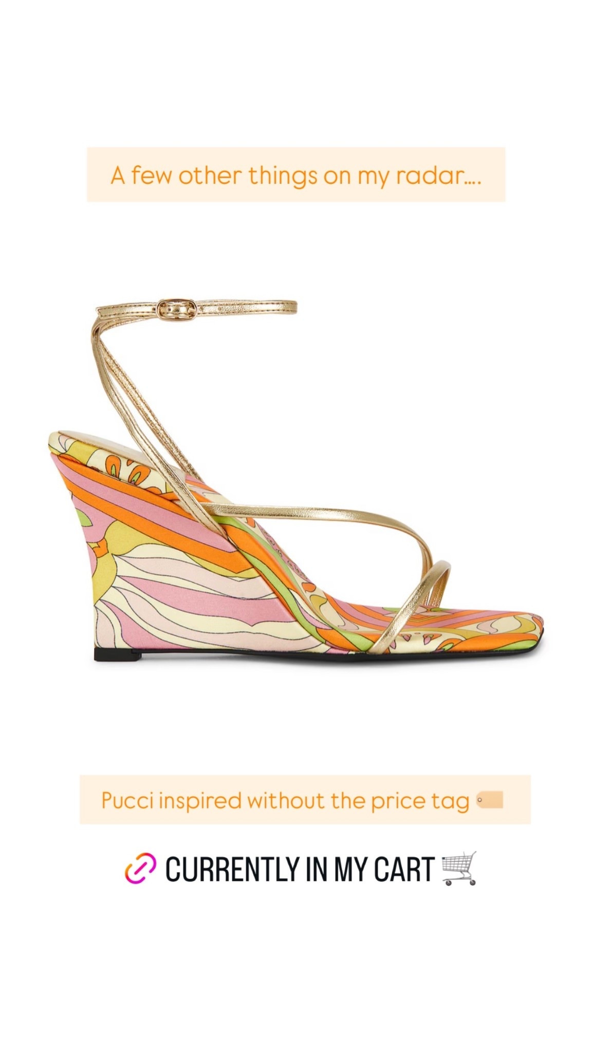 A few other things on my radar…. Pucci inspired without the price tag 🏷️