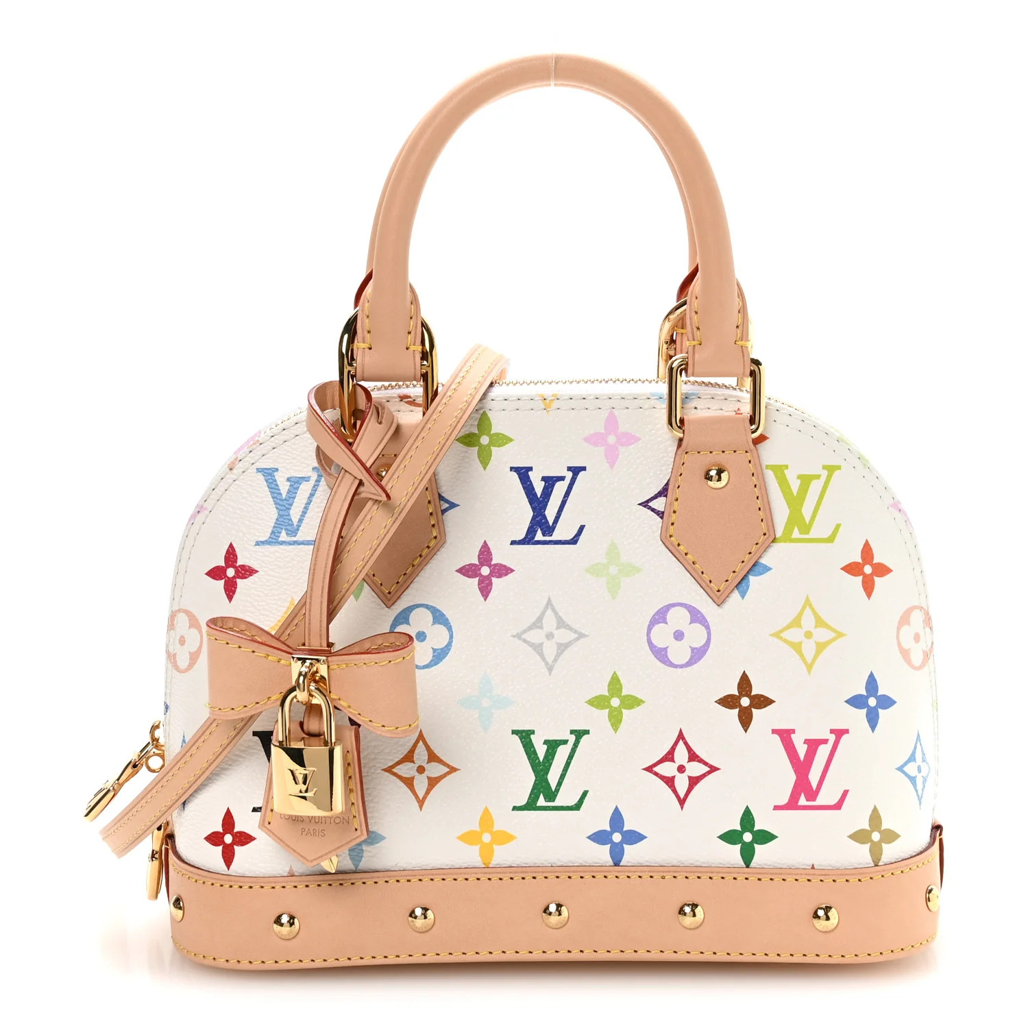 Louis Vuitton LV x TM Monogram Multicolor Alma BB White 1892195 | FASHIONPHILE (US)