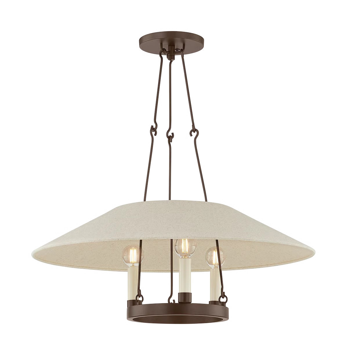 3 - Light Dimmable Round / Oval Chandelier | Wayfair North America