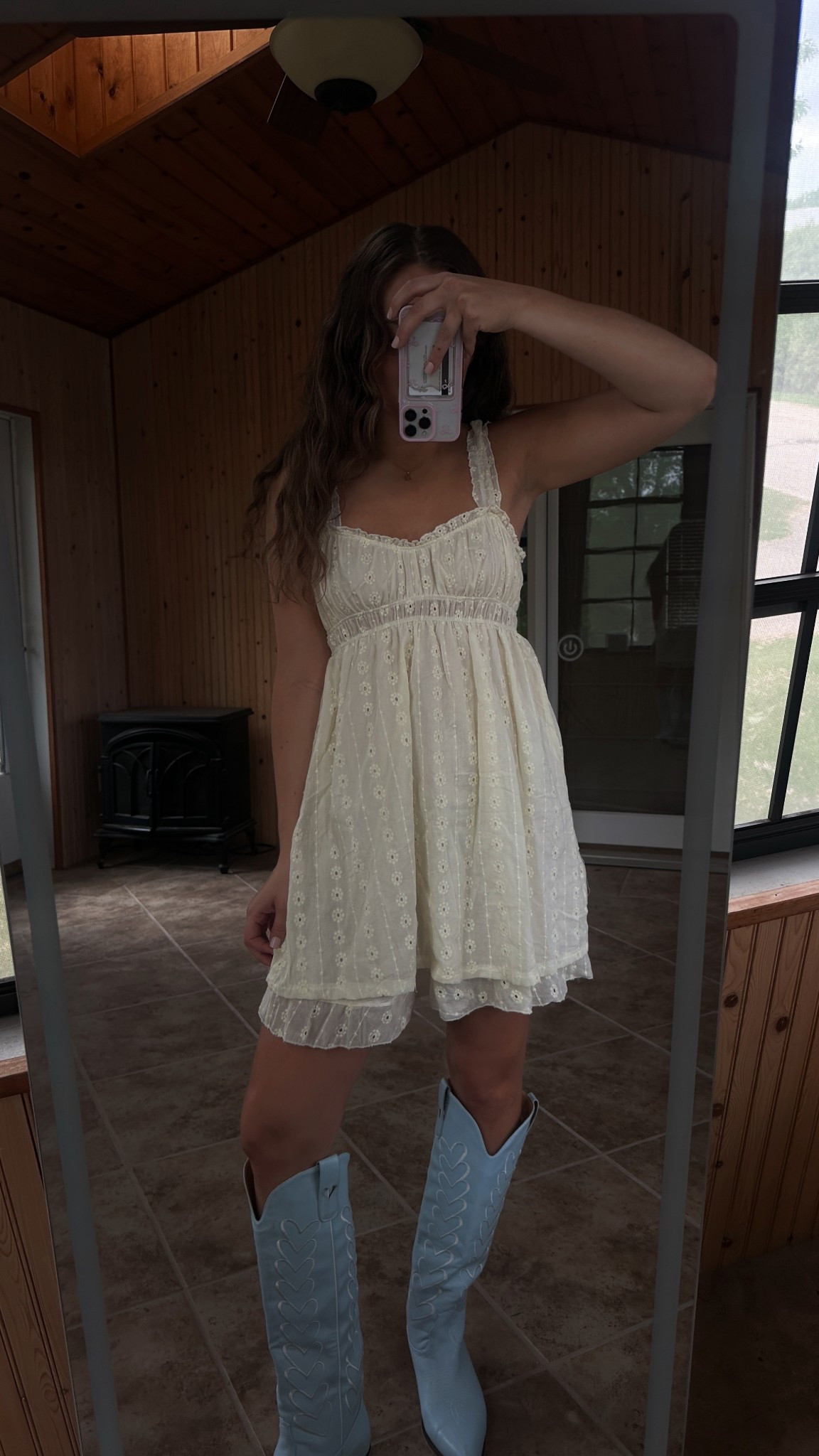summer dress // cowgirl boots // cowgirl boots // western. outs // country concert outfit // western outfit // spring dress // ootd // outfit inspo // butter yellow dress// butter yellow dress // babydoll dress // amazon finds 

#LTKStyleTip #LTKFindsUnder50