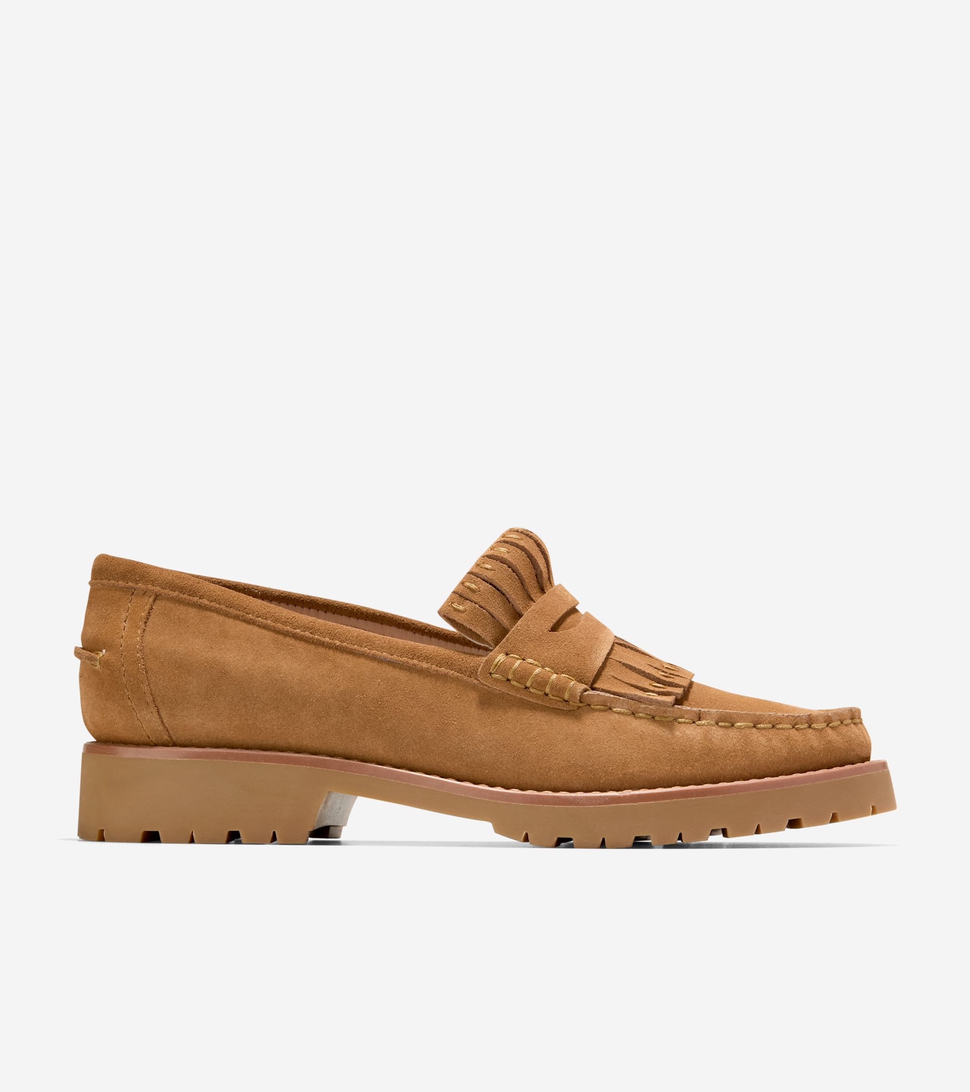 Women's Treena Lug Kiltie Loafers in Medium Brown | Cole Haan | Cole Haan (US)