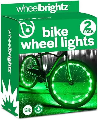Brightz WheelBrightz LED Bike Wheel Lights - 2025 Edition with Superior Straps & LED-Weatherproof... | Amazon (US)