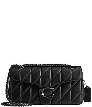 COACH Tabby Puffy Quilted Chain Shoulder Bag 26 - Black | Dillard's
