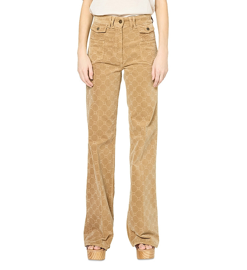 Gerard Darel Anna High Waist Flared Jeans in Sand | Bloomingdale's (US)