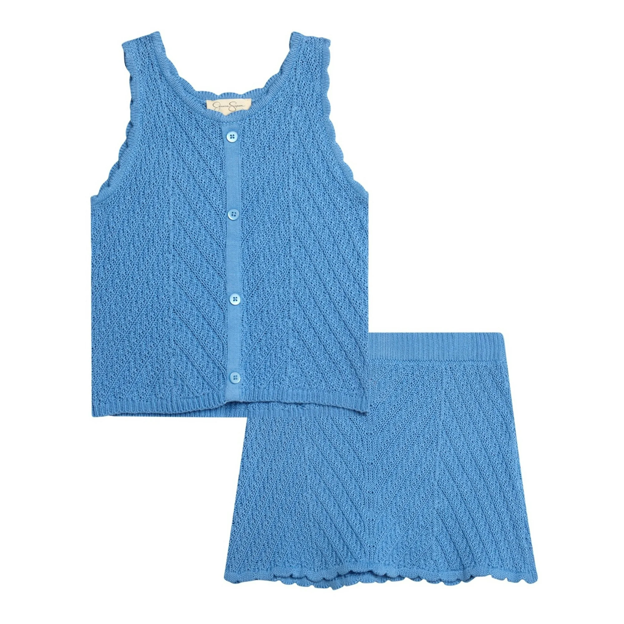 Jessica Simpson Girls' Crochet Skirt Set, Sizes 7-16 | Walmart (US)