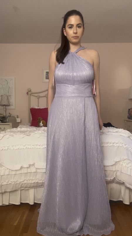 Wedding guest dress, purple dress, lavender dress, formal gown, wedding, mother of the bride, bridesmaid, prom dress, Bloomingdales, spring wedding, summer wedding, black tie, semi formal, garden wedding, black tie optional, formal dress, formal gown, floor length gown

#LTKstyletip #LTKwedding #LTKSeasonal