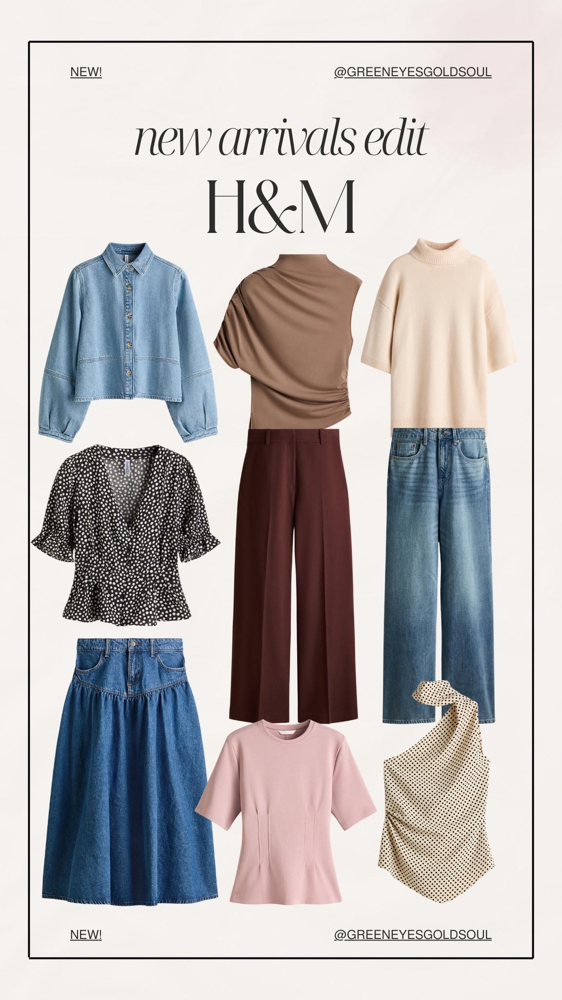 H&M new arrivals I’m loving! 🖤

affordable fashion, budget friendly, affordable style, new arrivals, neutral style, elevated basics, everyday outfits, wide leg pants, denim style, denim outfit ideas, affordable work outfits, spring transitional outfits, wear to work, easy everyday outfit, under $50 finds, under $100 finds, work wear style, office outfits,

#LTKWorkwear
