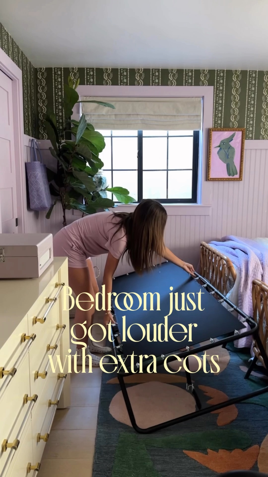 Instantly make any room a guest room! I get asked about these cots often & they are on sale right now 🙌🏻 I love that they are slim, easily tuck away in a closet or take on road trips for extra beds anywhere. 