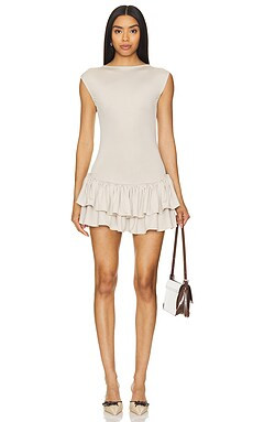 Belle Anna Ballerina Dress in Cream from Revolve.com | Revolve Clothing (Global)