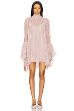 Camila Coelho Norma Mini Dress in Dusty Pink from Revolve.com | Revolve Clothing (Global)
