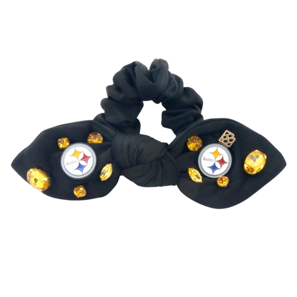 Brianna Cannon Pittsburgh Steelers Logo Bow Scrunchie | Fanatics