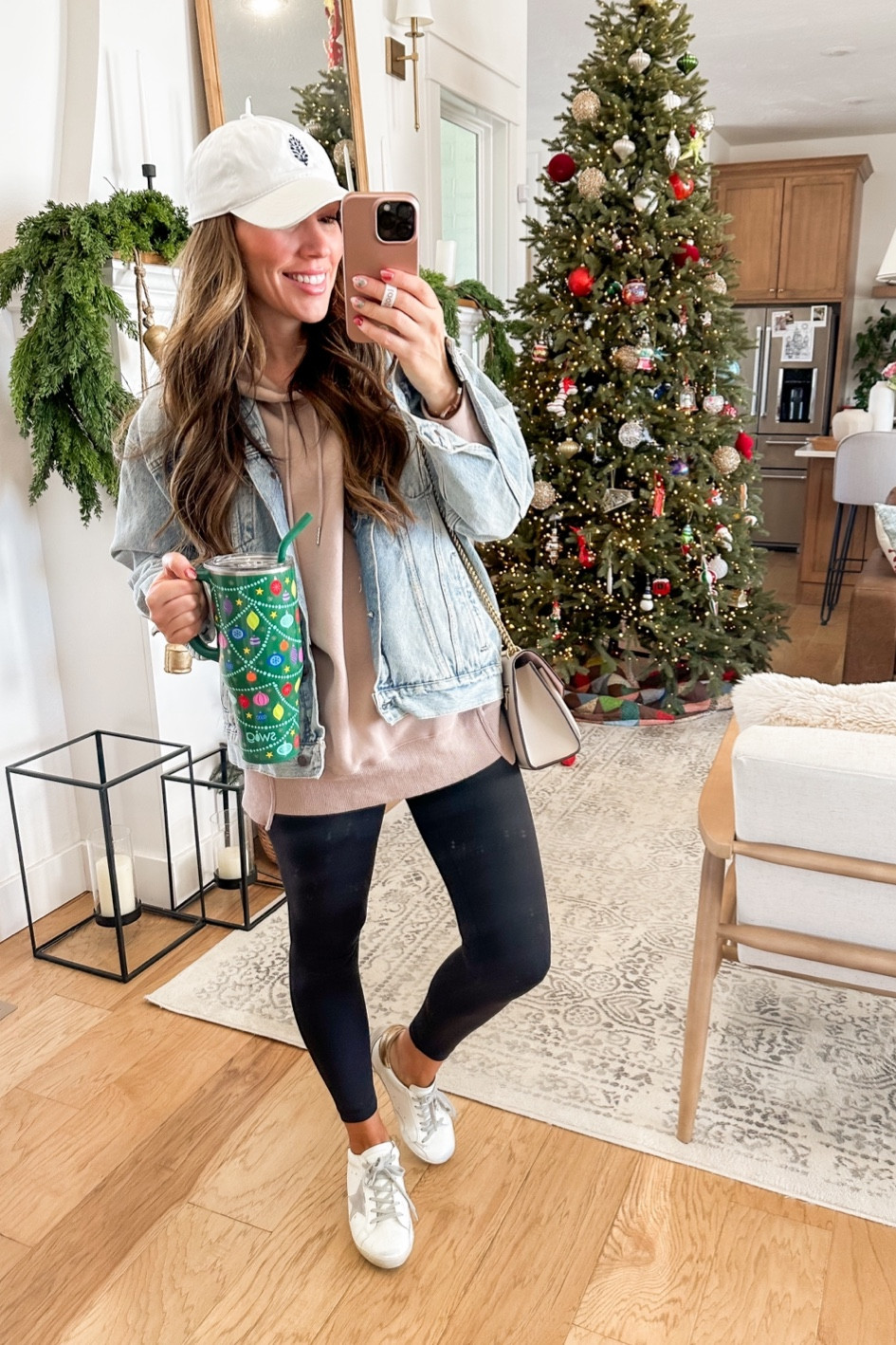 #bumpfriendly #momlife #whattowear
I LOVE layering a denim jacket over a hoodie for a warm and cute look! 

#LTKfindsunder100 #LTKstyletip #LTKbump