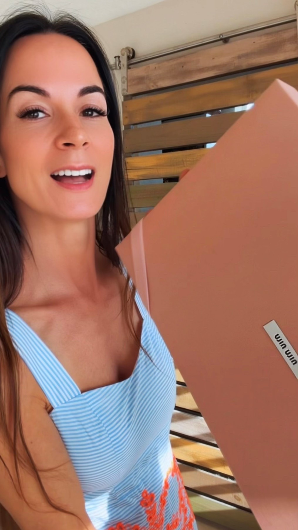 The level of excitement is unmatched ✨

Luxury… but make it effortless. 🤍
Nothing beats opening that iconic pink box. ✨

The second I saw this little Miu Miu dress, I knew it was coming home with me. Instead of dressing it up, I paired it with chunky dad sandals because I love mixing designer pieces with an easy, everyday vibe.

Proof that luxury doesn’t have to be reserved for special occasions. Wear the dress. Run the errands. Grab lunch. Repeat. 🤍

Would you style this with heels or keep it sporty like I did?

#NicoleColeeStyle #MiuMiu #LuxuryStyle #EverydayLuxury #DesignerFashion

#LTKdayinmylife #LTKgrwm #LTKootd
