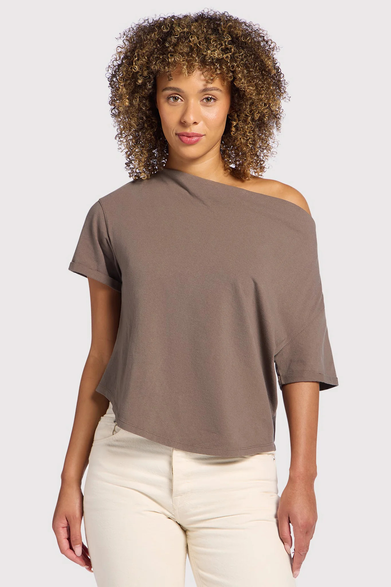 Vintage Cotton
      
    
  
  Off The Shoulder T-Shirt | nuuds