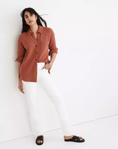 The Mid-Rise Perfect Vintage Straight Jean in Tile White | Madewell