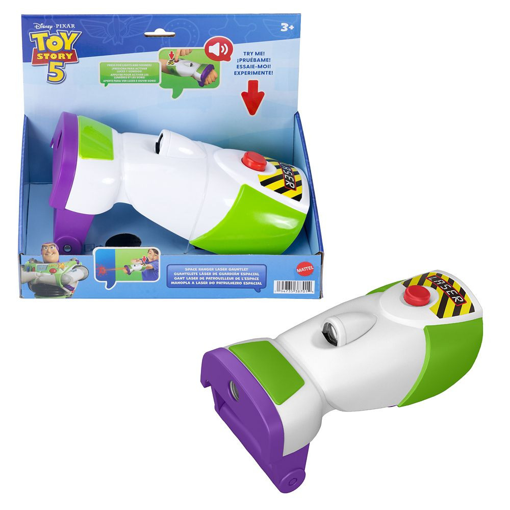 Buzz Lightyear Space Ranger Laser Gauntlet with Sound by Mattel – Toy Story 5 | Disney Store | Disney Store