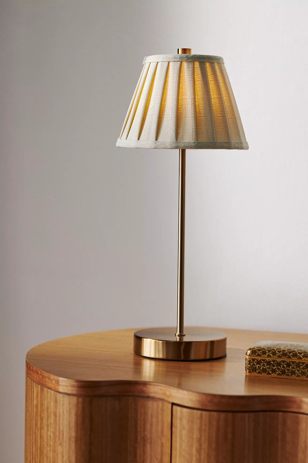 Gold Rechargeable Table Lamp | Anthropologie (US)