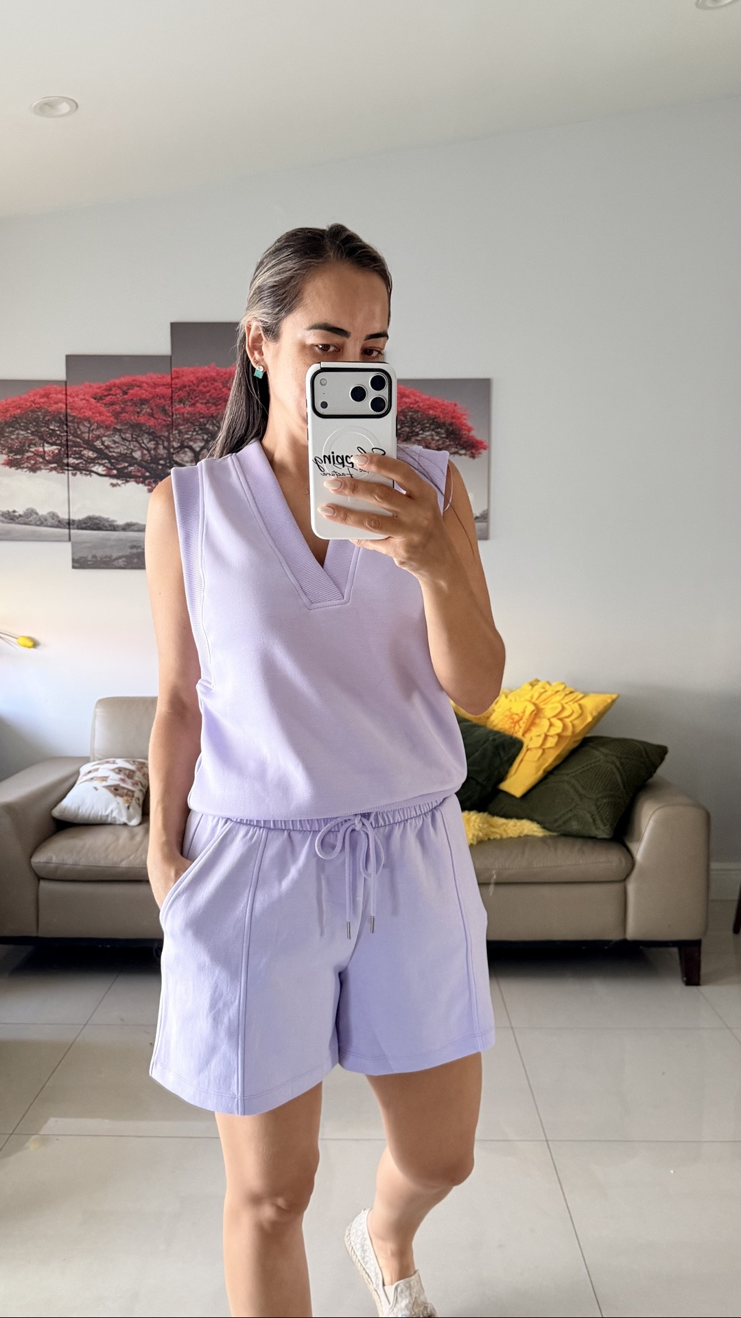 Para referencia lo compré talla XS arriba y talla S en la parte de abajo

#LTKdayinmylife #LTKvlog #LTKSeasonal