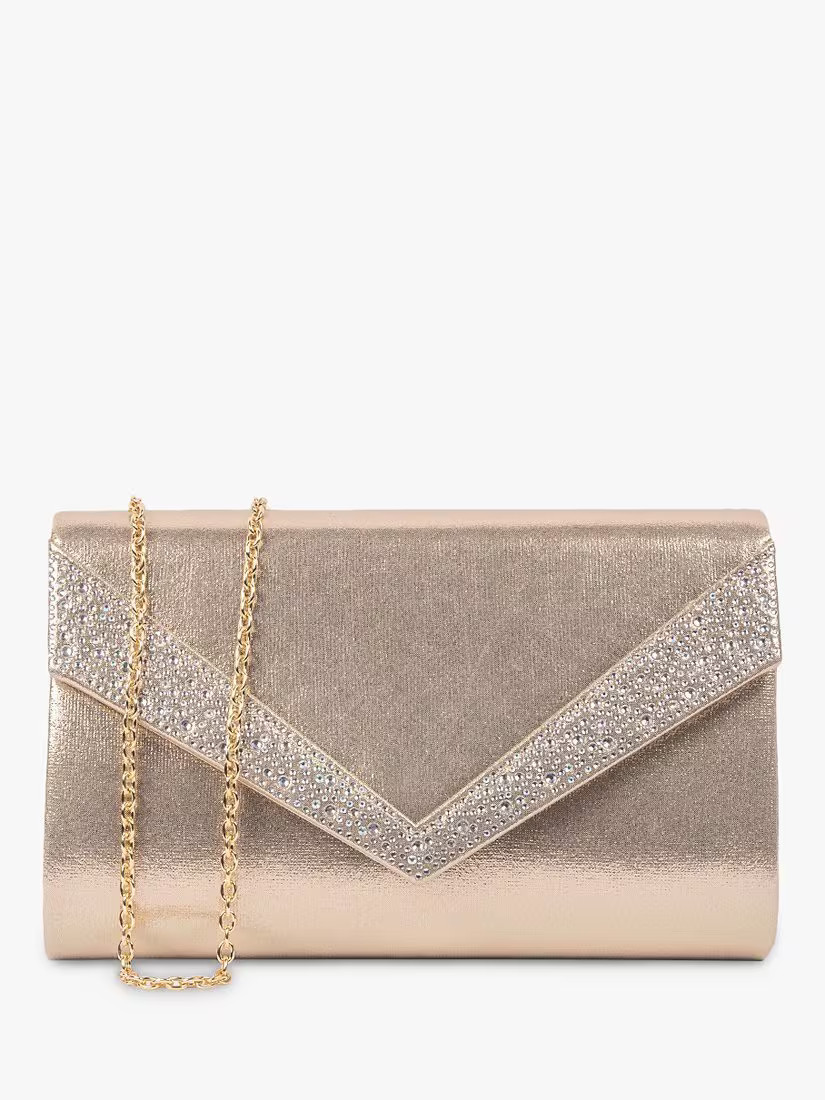 Paradox London Devora Embellished Clutch Bag | John Lewis (UK)