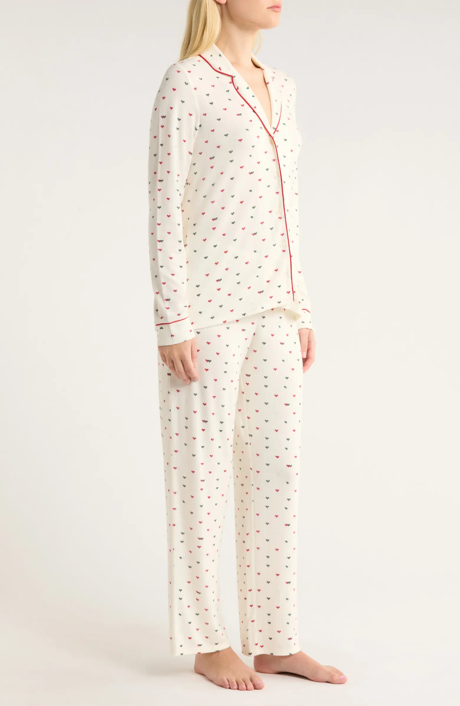 Brushed Hacci Pajamas | Nordstrom